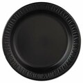 Eat-In Tools Plastic Dinnerware, Plate, 9 dia, Black, 500PK EA1522331